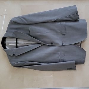 MEN'S ZARA GREY WOOL BLAZER JACKET SPORTS COAT Size 40 $180